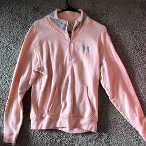 Pink quarter zip size medium